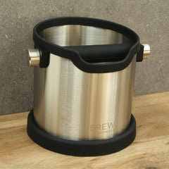 Brew Espresso Large Stainless Steel Knock Box