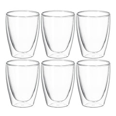 Avanti Twin Wall Glass Cafe (Set of 6)