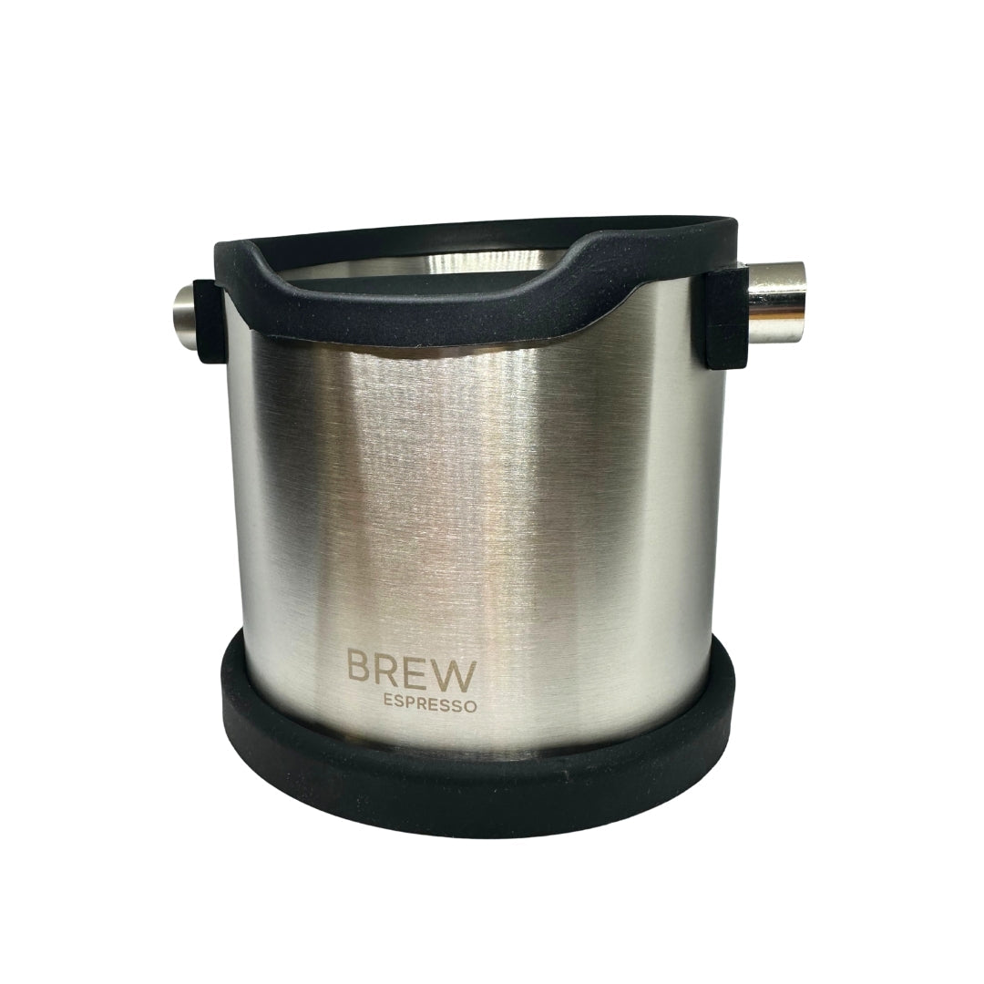 Brew Espresso Large Stainless Steel Knock Box