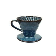 Ceramic Coffee Dripper - Deep Blue