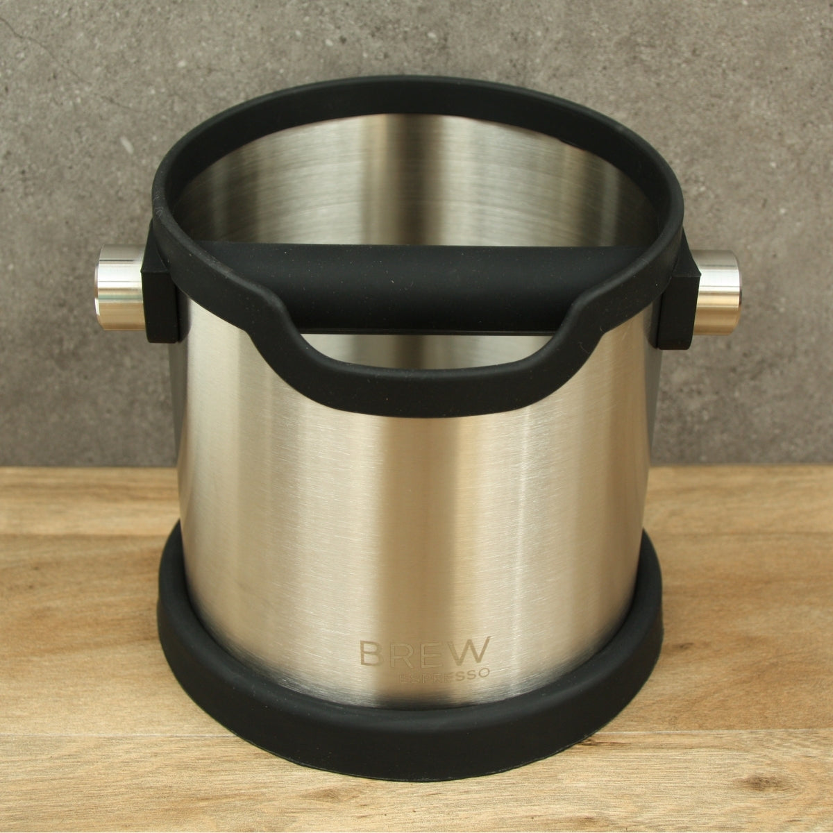 Brew Espresso Large Stainless Steel Knock Box
