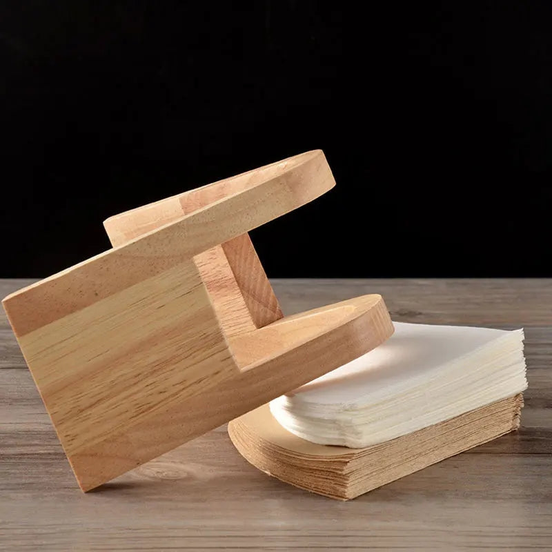 Coffee Paper Filter Holder Wooden