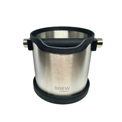Brew Espresso Large Stainless Steel Knock Box