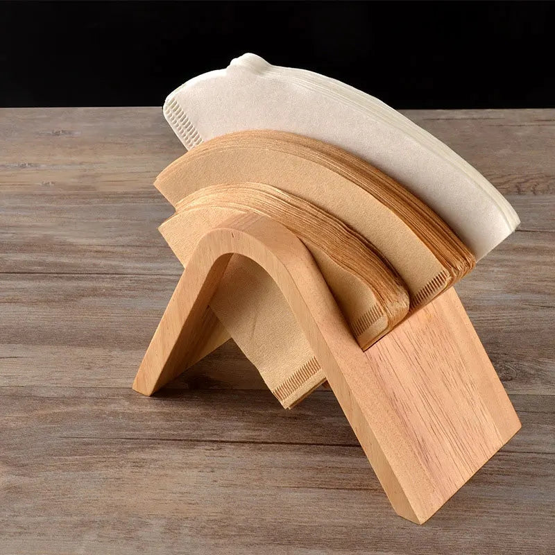 Coffee Paper Filter Holder Wooden