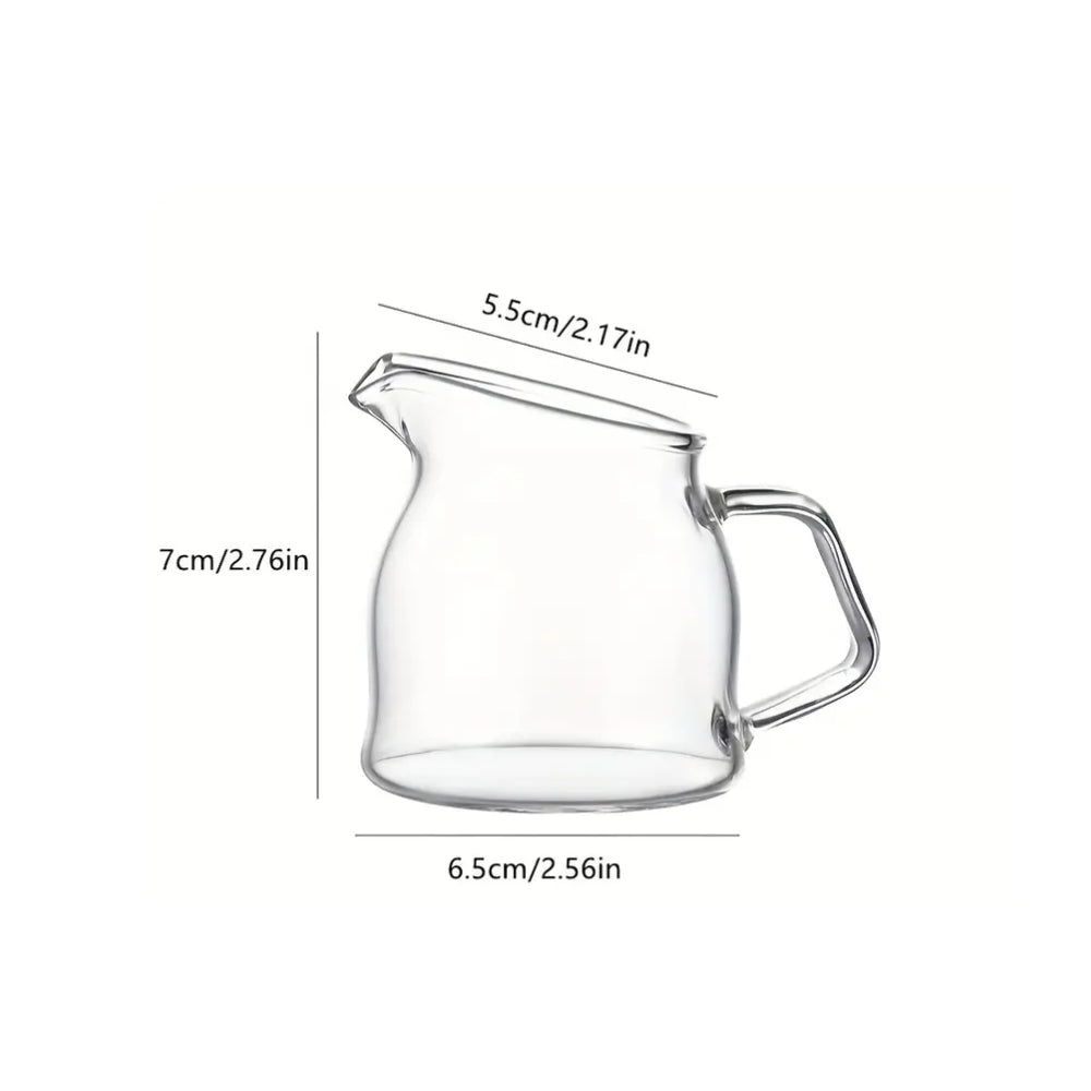 Mini Glass Milk Pitcher