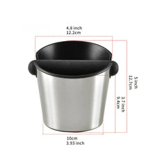 Cafemasy Stainless Steel Coffee Knock Box - Round