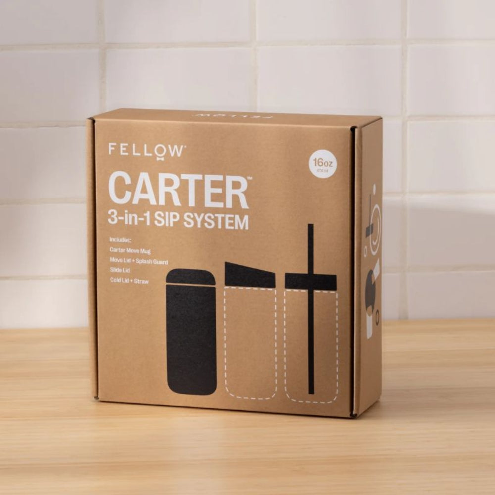 Fellow Carter Bundle Slide Lid + Straw 16oz