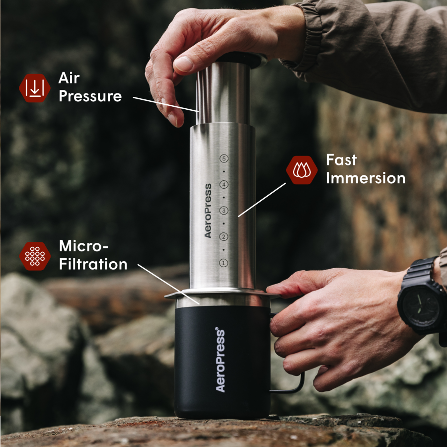 AeroPress Steel Coffee Maker