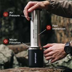 AeroPress Steel Coffee Maker