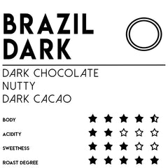 M Coffee Brazil Dark Coffee - Single Origin