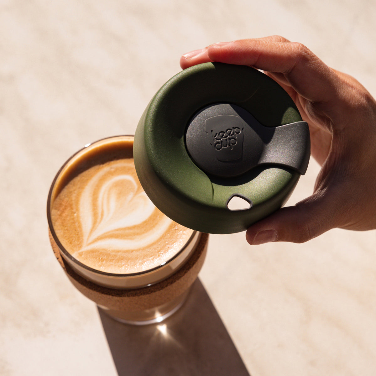 KeepCup Brew Glass Cork