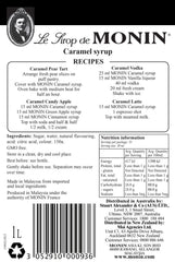 Monin Caramel Syrup 1L