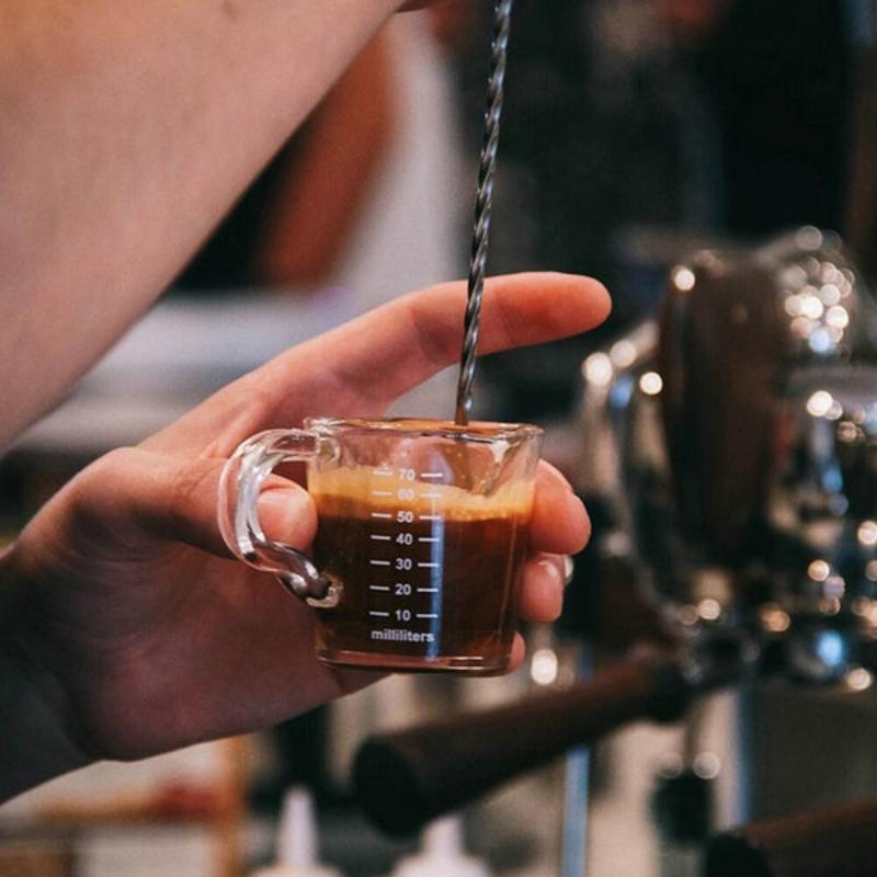 Barista Ace Double Shot Glass