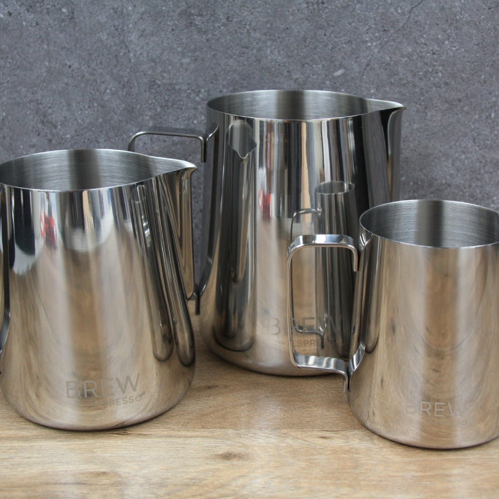 Brew Espresso Stainless Steel Milk Pitcher Classic