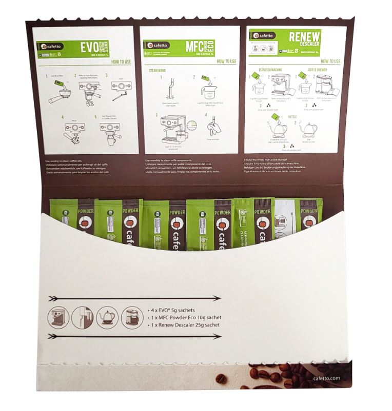 Cafetto Cleaning Collection for the Home Barista