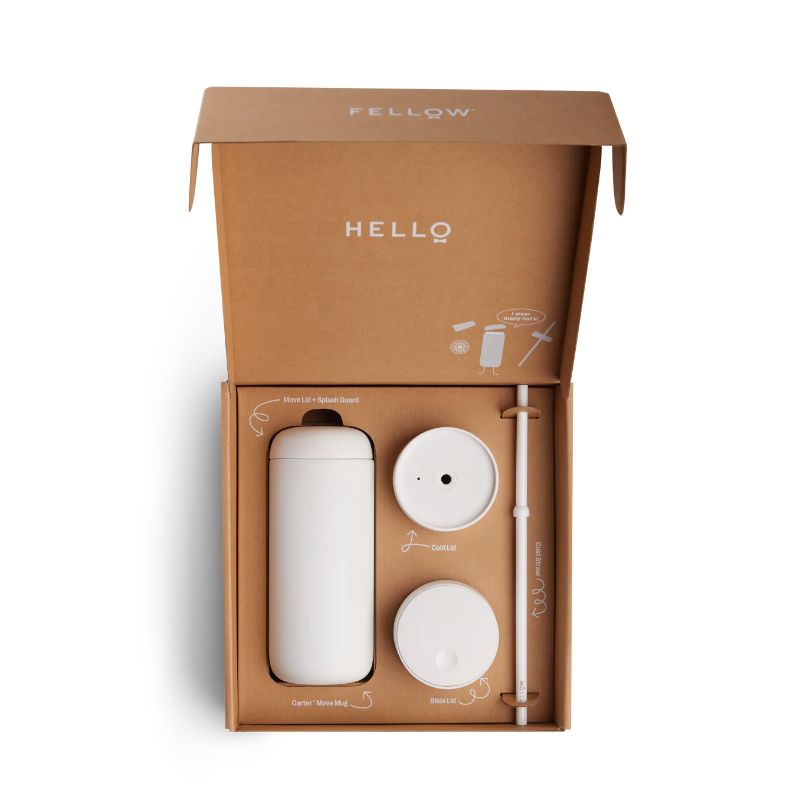 Fellow Carter Bundle Slide Lid + Straw 16oz