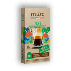 Must Espresso Biodegradable Coffee Pod - Peru Blend